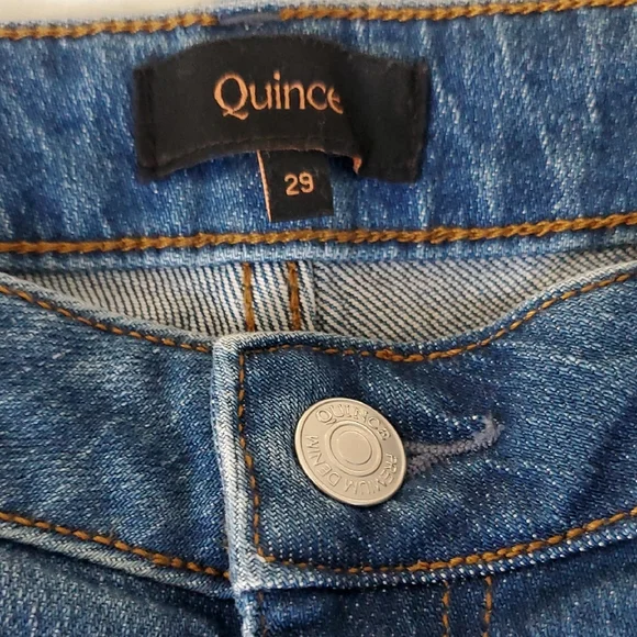 Quince Denim Wide Leg Jeans - Picture 2 of 6